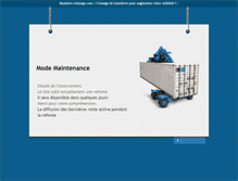 Tablet Screenshot of banniere-echange.com